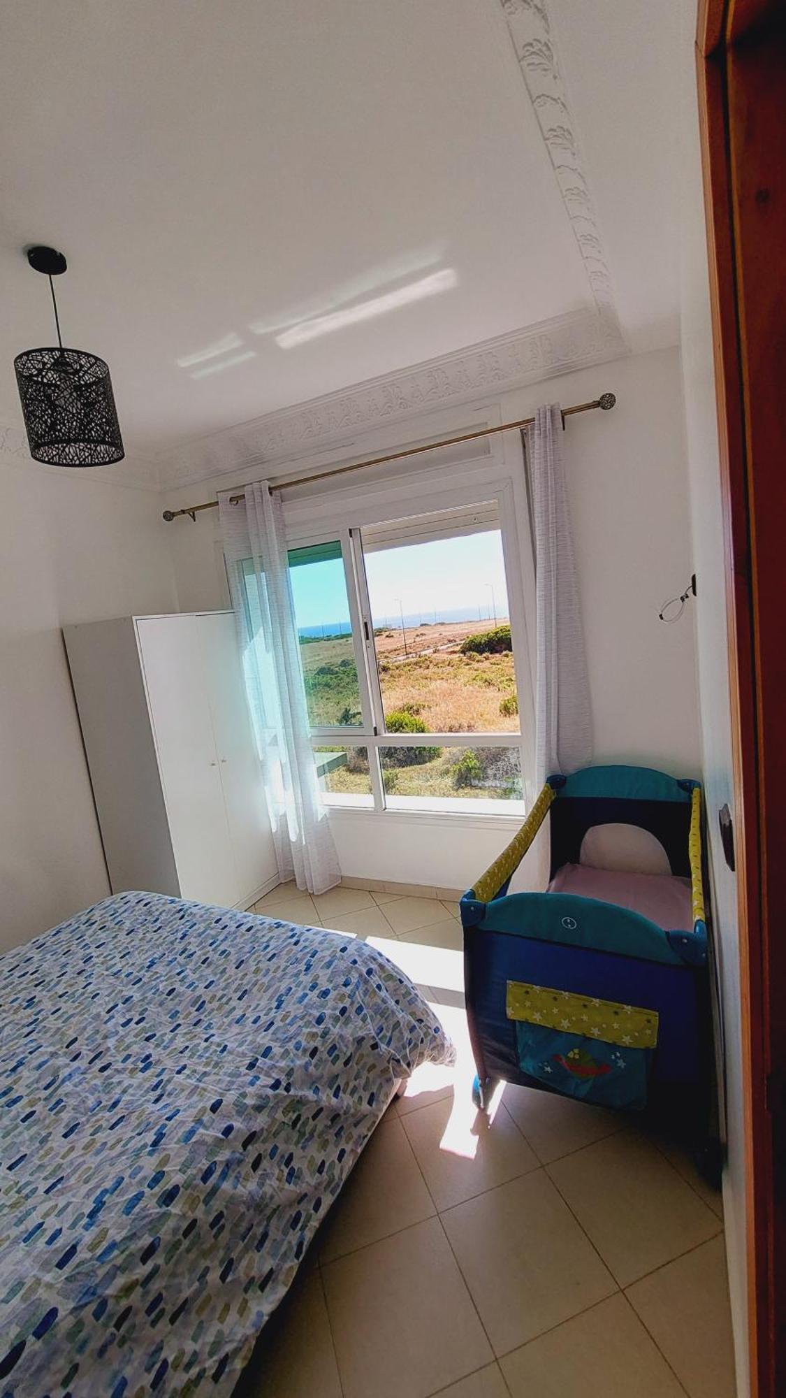 Appartement Avec Piscines, Vue Sur Mer Et Acces A La Plage A Achakar Hill, Tanger. Kültér fotó